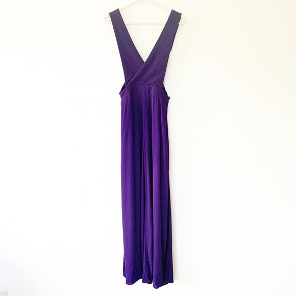 Anthropologie Maeve Souxanne Wide Leg Apron Jumpsuit Overalls - Picture 6 of 15